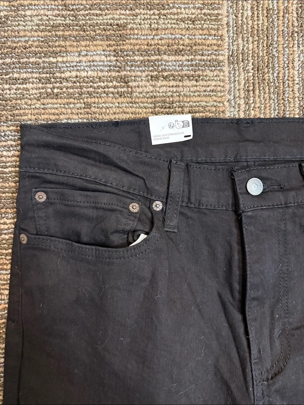 Levi's 511 Flex Men's Slim Fit Black Jeans NWT